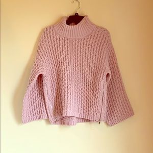Pink Turtle Neck Sweater